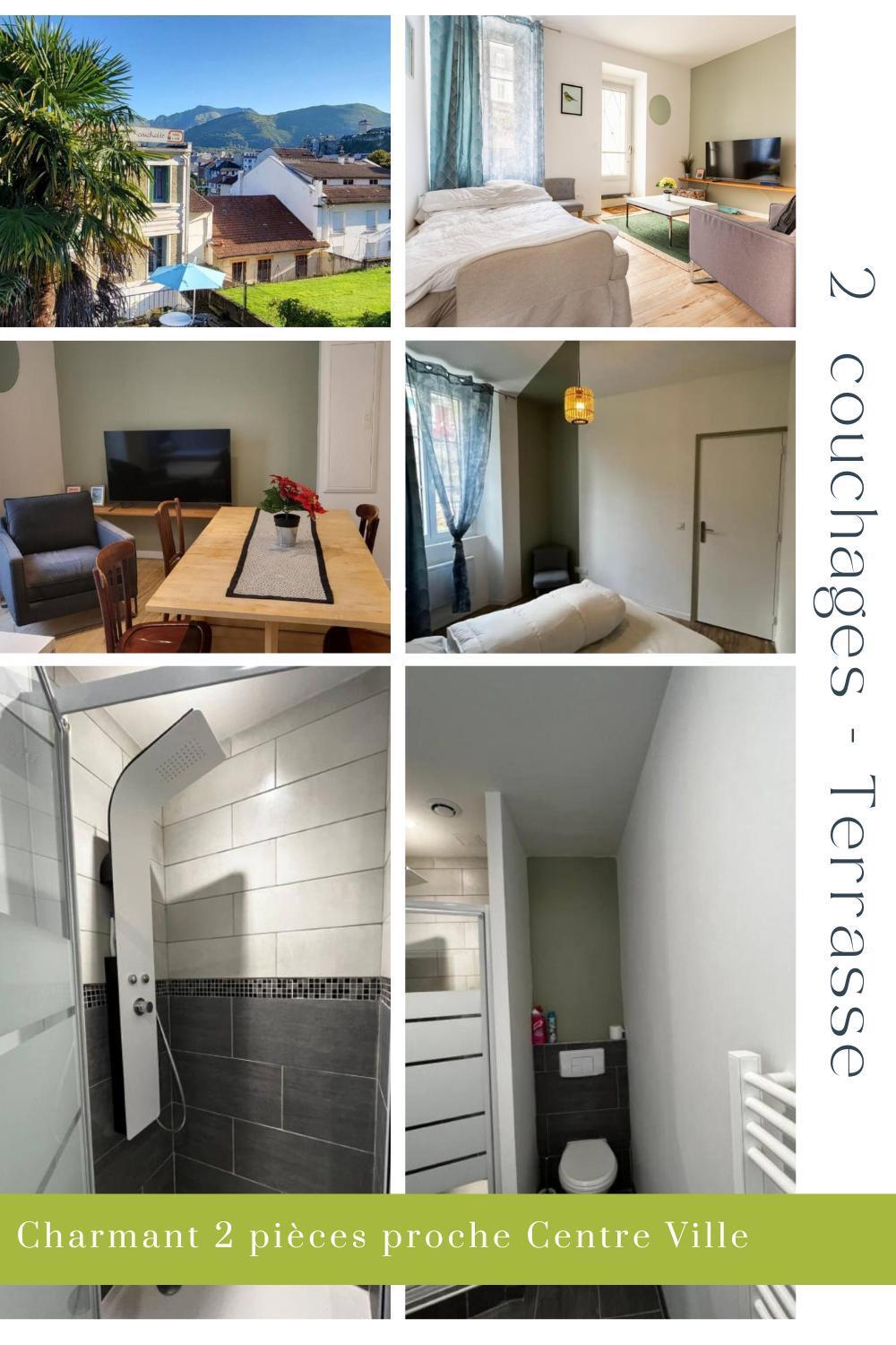 לורדה Charmant 2 Pieces Avec Terrasse Proche Centre Ville - Parking Gratuit A Proximite מראה חיצוני תמונה
